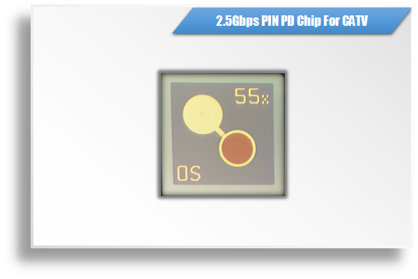 55um 2.5Gbps PIN PD Chip For Analog CATV 